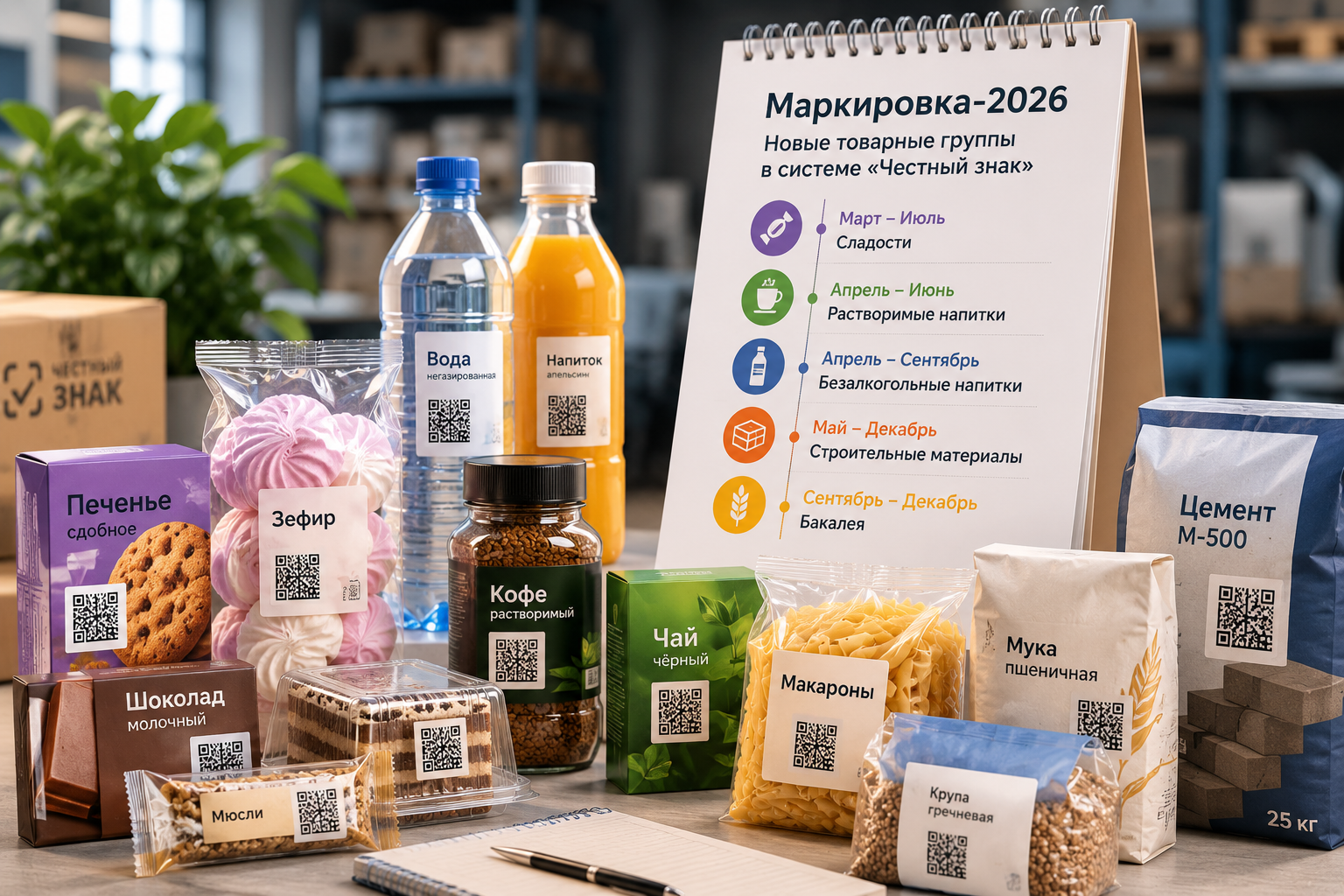 Маркировка‑2026: несколько товарных групп за год.  Trace‑X готово.