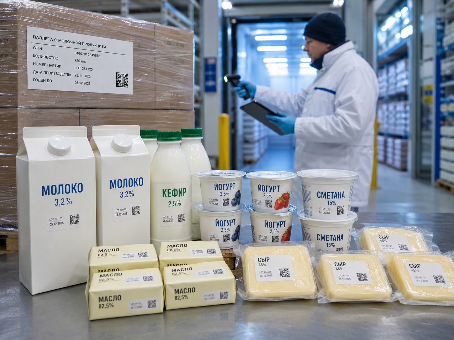 Партионный учёт для молочной продукции: как бизнесу не утонуть в документах с 1 ноября 2026